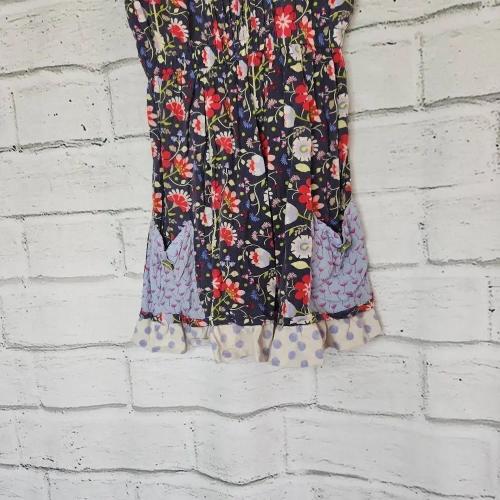 Matilda Jane 435 Floral Sleeveless Fit & Flare Dress Multicolor Size 14 Rayon